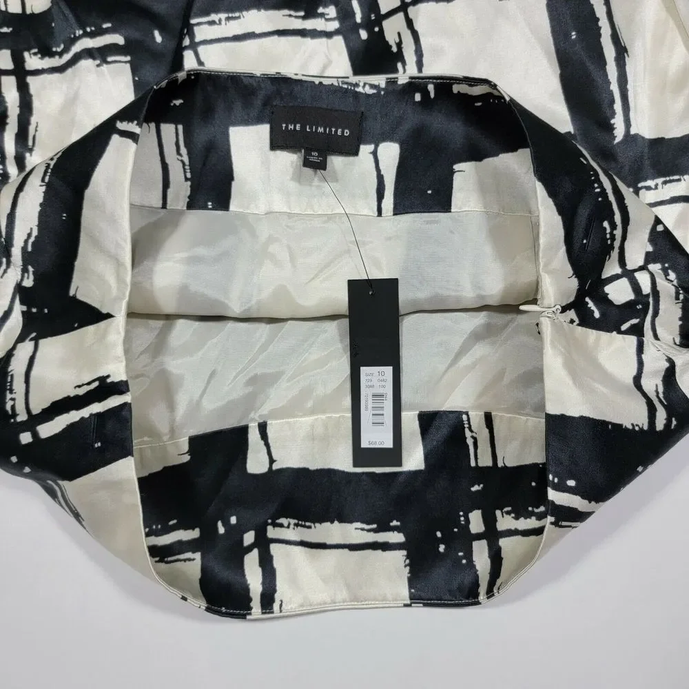 The Limited Black And White Skirt - Women's‎ Size 10 - NEW
